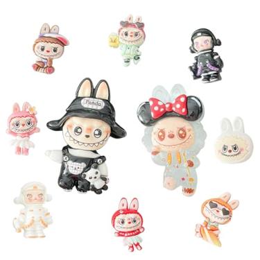 Imagem de Berloques de sapato para crocs labubu sandálias decorativas, pingentes de acessórios de PVC para meninos e meninas mulheres, 1-1.5in/1.4-2.4in, Borracha, plástico