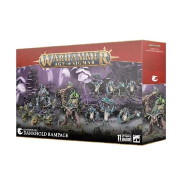 Imagem de Warhammer Age of Sigmar Gloomspite Gitz Battleforce: Dankhold Rampage | Trugg, Dankhold Troggoth, Fellwater & Rockgut Troggoths | 11 Plastic Miniatures