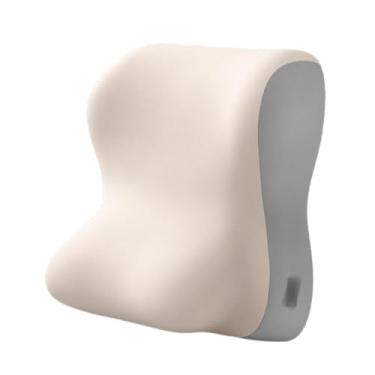 Imagem de Bothyi Travesseiro de apoio lombar, almofada de espuma viscoelástica, multiuso para elevação dos pés, almofada para pernas, travesseiro relaxante para, Bege