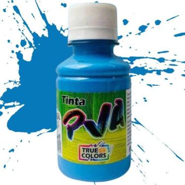 Imagem de Tinta Pva Fosca GII 100ml True Colors - Cores Frias, DELFINO AZUL - 61