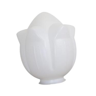 Imagem de Bothyi Capa de acrílico para poste de luz, substitui peça de luminária, abajur em formato de flor, capa para luminárias de parede de jardim ou pátio, 22cmx26cm