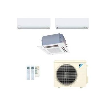 Imagem de Ar-Condicionado Multi Split Inverter Daikin 18.000 (2x Evap HW 9.000 + 1x Evap Cassete 4 Vias 9.000) Quente/Frio 220V