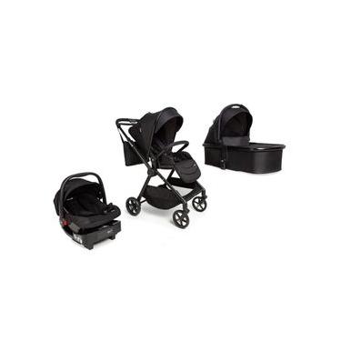 Imagem de Carrinho com Bebê Conforto Travel System Magnific 5 em 1 Full Black - Safety 1st