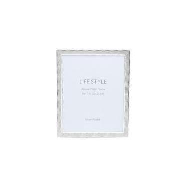 Imagem de Porta-Retrato Wolff Chess de Aço Prata 20cm x 25cm