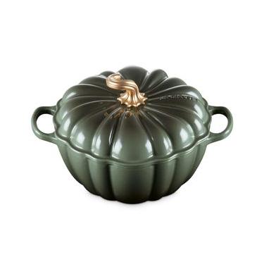 Imagem de Panela Abóbora Signature 24 cm Verde Thyme Le Creuset
