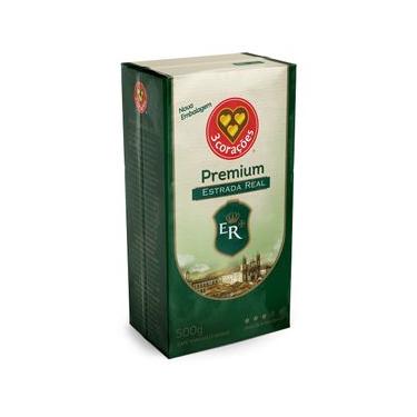 Imagem de Café Torrado e Moído 3 Corações Estrada Real Premium a Vácuo 500g