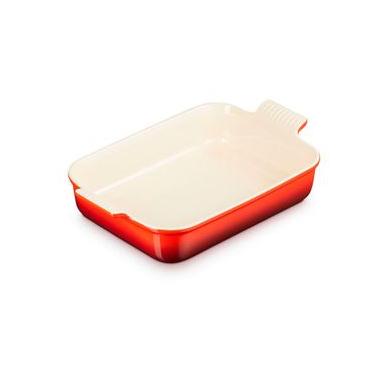 Imagem de Travessa Retangular 32 cm Vermelho Heritage Le Creuset