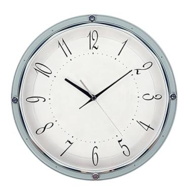 Imagem de Relógio de parede Relógio de parede silencioso, moderno e minimalista, com detalhes em cristal alimentado por bateria para decoração de casa