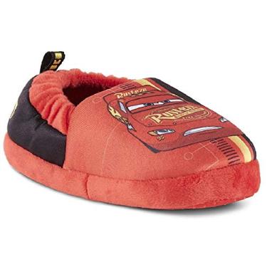 Imagem de Disney Carros Relâmpago McQueen Boys Aline Pantufas, Red/Red, 13-1 M US Little Kid