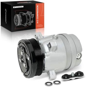 Imagem de A-Premium Compressor De Ar Condicionado Premium Com Embreagem Compatível Chevrolet S10 2.5L 1992-1993, Gmc Sonoma 1992-1993