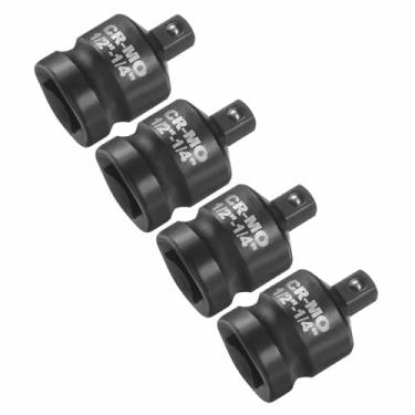 Imagem de HARFINGTON Adaptador de soquete de impacto fêmea de 1/5.1 cm para 1/10.2 cm macho redutor de acionamento quadrado padrão SAE CR-MO conversor de aço, chave de impacto, chave catraca, disjuntor, barra