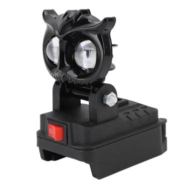 Imagem de Fafeicy Luz de Trabalho LED Sem Fio, 18W 20LM Alto Brilho 180 Graus Giratório Com 2 Portas de Carregamento USB para Oficina Garagem RV Emergência