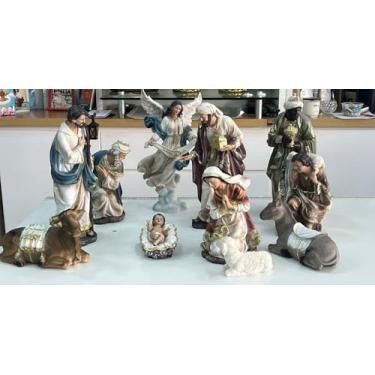 Imagem de Presepio em Resina Importada 30 cm 11 Peças