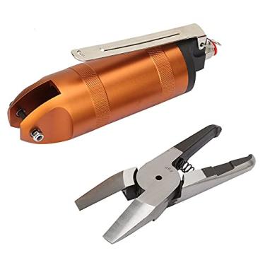 Imagem de HZWMQDLF Tesoura pneumática HS30, alicate de corte de ferramenta de pinça pneumática de 10 mm/6,5 mm para cortar plástico, ferro, cobre e outros fios (HS30-F9P)