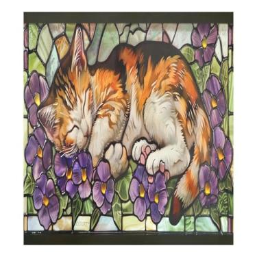 Imagem de Qilmy Capa de vidro com ímã para máquina de lavar louça, 58 x 66 cm, capa decorativa para geladeira para porta da frente, adesivo magnético, máquina de lavar, painel de geladeira, decalque para