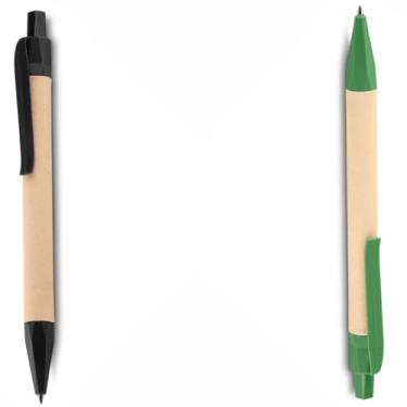 Imagem de Caneta Esferográfica Retrátil com Touch Screen, Azul, Corpo Plástico Cilíndrico, Grip Emborrachado, Ponta Fina 0.7mm, para Escrita em Papel, Moderna (Preto e Verde;)