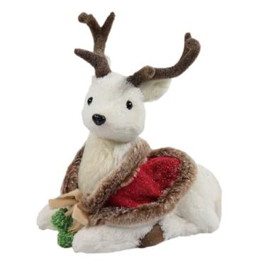 Imagem de Enfeite Natalino Baby Cervo Deitado c/Roupinha