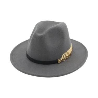 Imagem de Chapéus Jazz De Lã Com Aba Larga Para Casais, Estilo Vintage Britânico