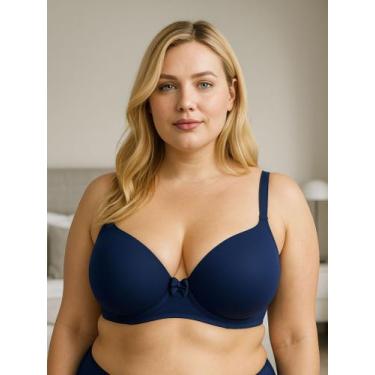 Imagem de Sutiã Plus Size Básico Lateral Grande Soutien Reforçado Bojão Alça Lar