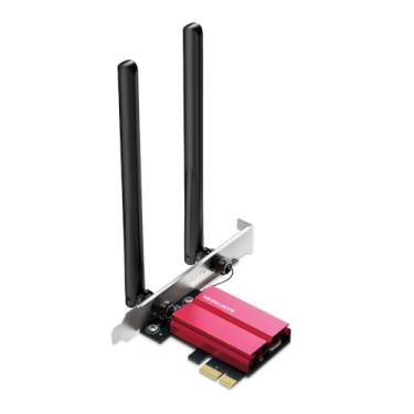Imagem de Adaptador PCI E-Express Mercusys MA86XE Wi-Fi 6E AXE5400 Tri-Band + Bluetooth 5.3 2 Ant