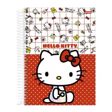Imagem de Caderno Universitário Hello Kitty 1 Matéria Jandaia, IV