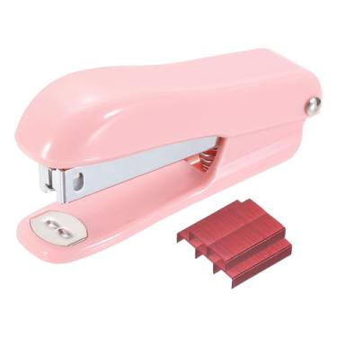 Imagem de PATIKIL Mini grampeador de mesa, pequeno grampeador de escritório fofo com 3000 grampos padrão 26/6, capacidade de 20 folhas para materiais de escritório, relatórios de projetos de artesanato