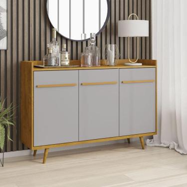 Imagem de Aparador Buffet Quartzo Naturalle Com Off-white - Bechara