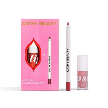 Imagem de Kit Labial Lip Kitty Cathy Beauty Queen Cathy Beauty
