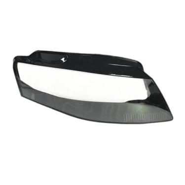 Imagem de Frente do carro farol de vidro faróis abajur transparente capa lente compatível com audi a4 a4l b8 2009 2010 2011 2012(Right)