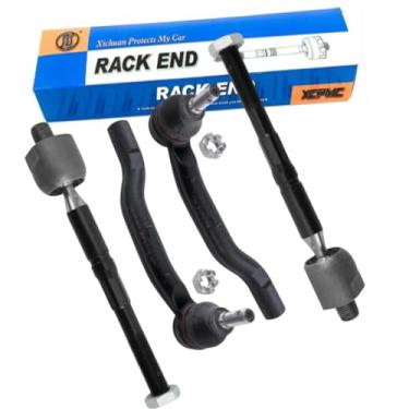 Imagem de XCPMC ES800930 ES800931 EV801497 Kits extremidades da barra direção interna externa dianteira Conjunto 4 peças Substituição automotiva Toyota Avalon 2013-2018 Camry 2012-2017 Lexus ES300h ES350