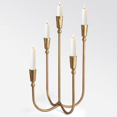 Imagem de Castiçais de ferro fundido com 5 candelabros