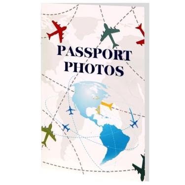 Imagem de PruQuaiy Pacote com 150 pastas organizadoras de fotos para passaporte com bolsos e compartimentos para impressão 2x2, exibição de imagem, organizador de documentos de viagem - Suprimentos para