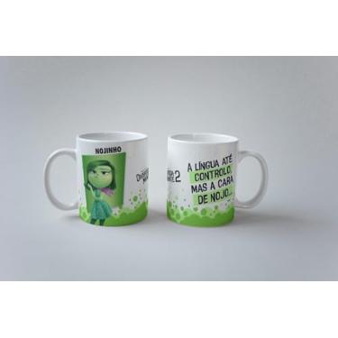 Imagem de Caneca Porcelana Xícara Divertidamente Todos Os Personagens (Nojinho)