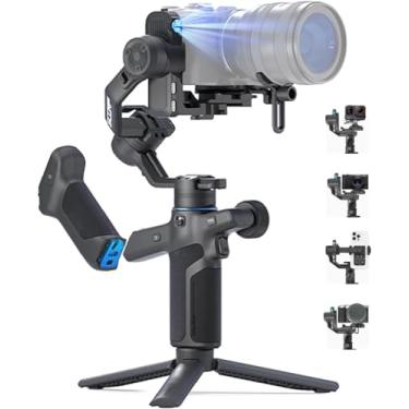 Imagem de Estabilizador Gimbal SCORP Mini-3-Pro para Câmeras Mirrorless/Câmeras de Ação, Celular, Rastreamento IA de 18m, Alça Remota Removível, Capacidade de Carga de 2 kg para Canon, Sony e Nikon