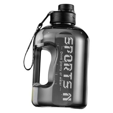 Imagem de menolana Garrafa de água, de grande capacidade e reutilizável, com escala de precisão criativa de 1,7L, ideal para corrida, caminhadas e atividades ao