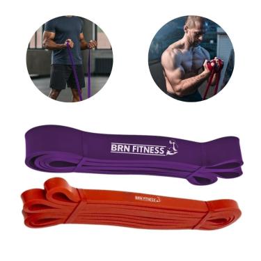 Imagem de Kit Extensor Super Band Pesado/Leve Exercicio Academia Treino Funcional Pilates Extra Forte-Unissex