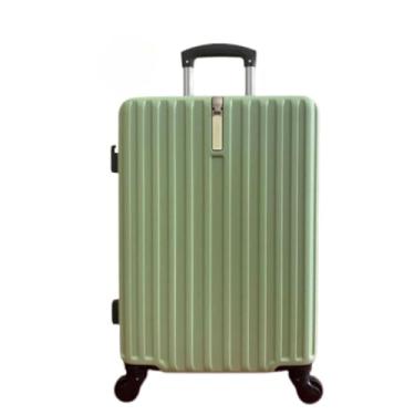 Imagem de Mala de Viagem com Rodinhas 360° Rígida com Cadeado – Tamanhos PP a G – Bagagem Resistente para Viagem(VERDE (G) - 223)