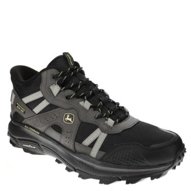 Imagem de Skechers Tênis de caminhada masculino inspirado em trilhas, Bbk, 11.5 X-Wide