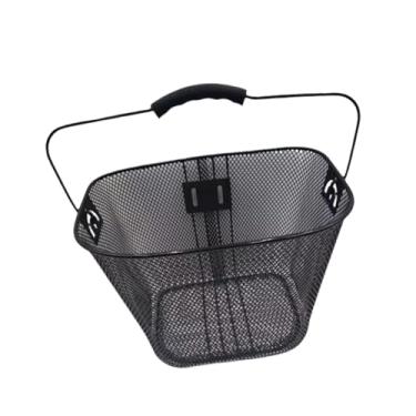 Imagem de predolo Cesto de bicicleta decorativo frontal, suporte de carga para bicicleta, cestos para guidão dianteiro, cesto de armazenamento para bicicletas.