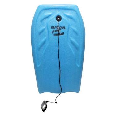 Imagem de Prancha Bodyboard Infantil Colorida 73 Cm Com Lash 30100 - Bel Fix, Az