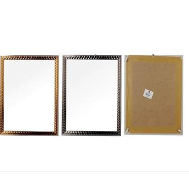 Imagem de ESPELHO EMOLDURADO VIDRO/PLASTIC 34X44CM