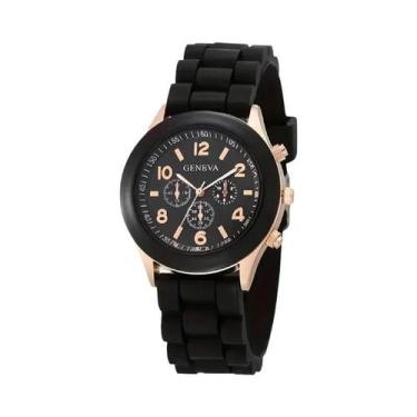 Imagem de Relógio De Pulso Unissex Estiloso Com Mostrador Redondo De Quartzo, Re