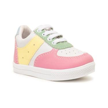 Imagem de Tênis Bebê Casual Sapatinho Infantil Outono Inverno Forrado Macio e Le