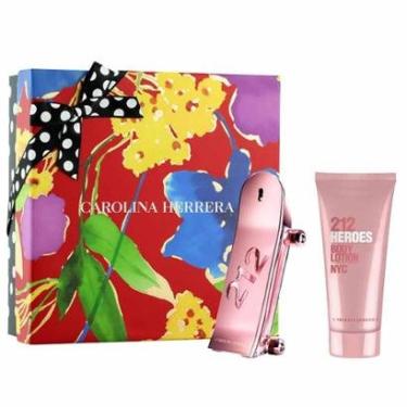 Imagem de Coffret Carolina Herrera 212 Heroes - Perfume Feminino EDP + Creme Corporal Kit-Feminino