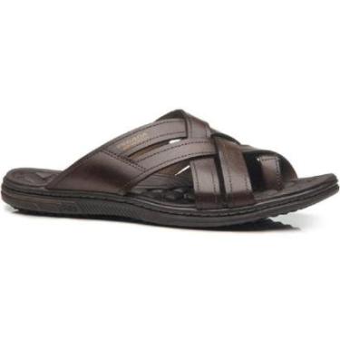 Imagem de CHINELO PEGADA EM COURO REF 133305 MASCULINO-Masculino