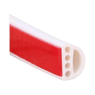 Imagem de Fita De Vedação De Borracha De Silicone Autoadesiva De 6M Para Portas 