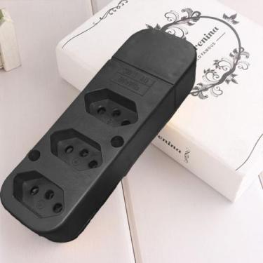 Imagem de Tomada Tripla 3 Pinos 10A-20A /250V - 2200W (Padrão NBR) Benjamim 1UN 