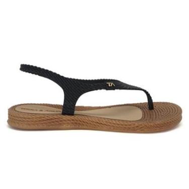 Imagem de Sandália Terra e Água Rasteira Feminina Casual Leve 260602-Feminino