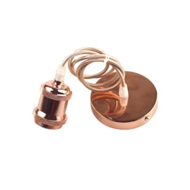 Imagem de Luminária Pendente Soquete Bocal E27 Com Lâmpada Led