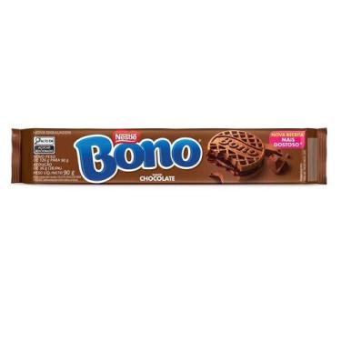 Imagem de Biscoito Recheado Bono Nestle Sabor Chocolate 90g, 1, Chocolate
